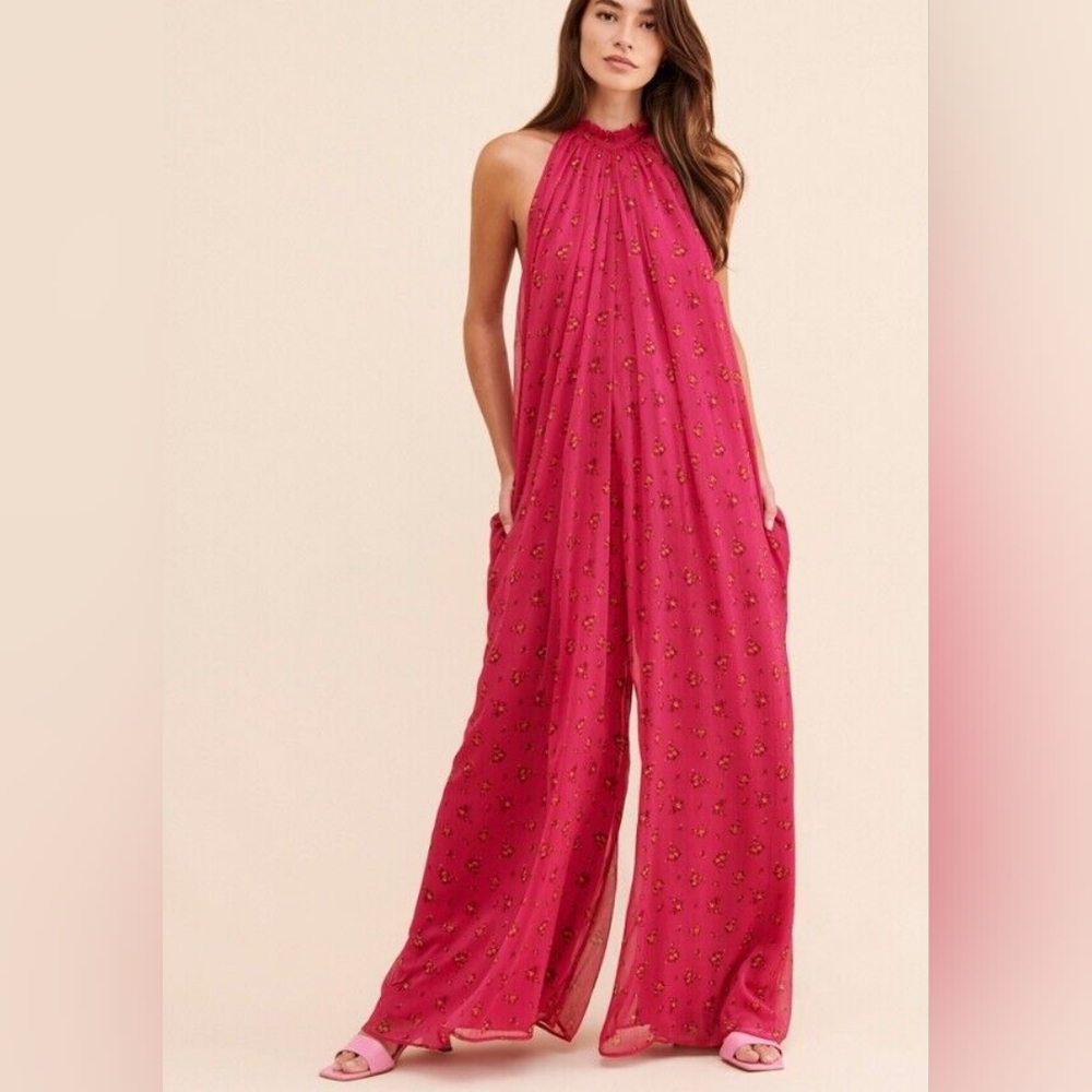 Free People Wide Leg Jumpsuit